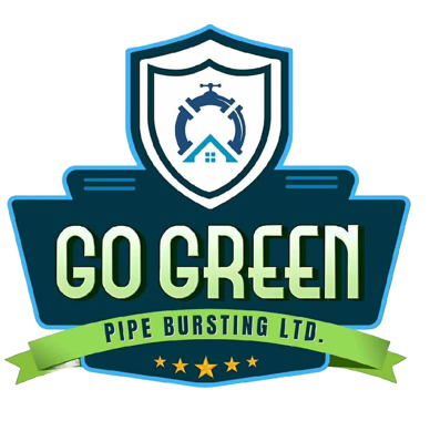 Go Green Pipe Bursting Logo